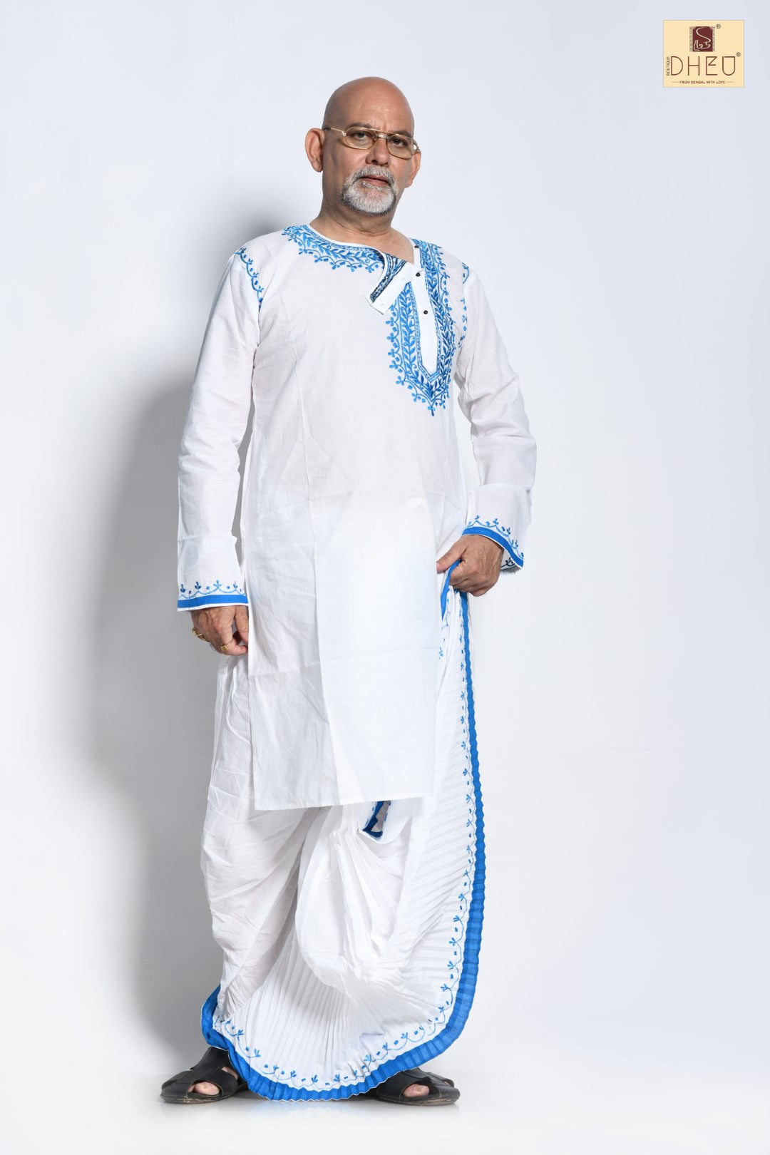 - Dheu Designer Kurta-Dhoti(Optional)Set