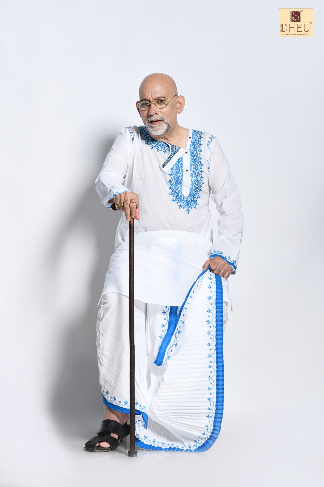 - Dheu Designer Kurta-Dhoti(Optional)Set