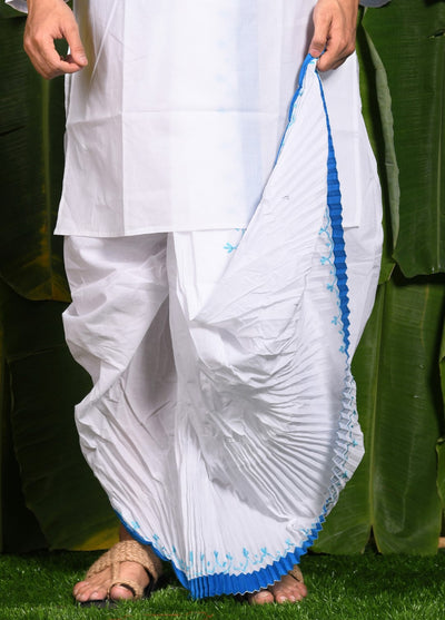 Designer Embroidery Dhoti- Ready to wear