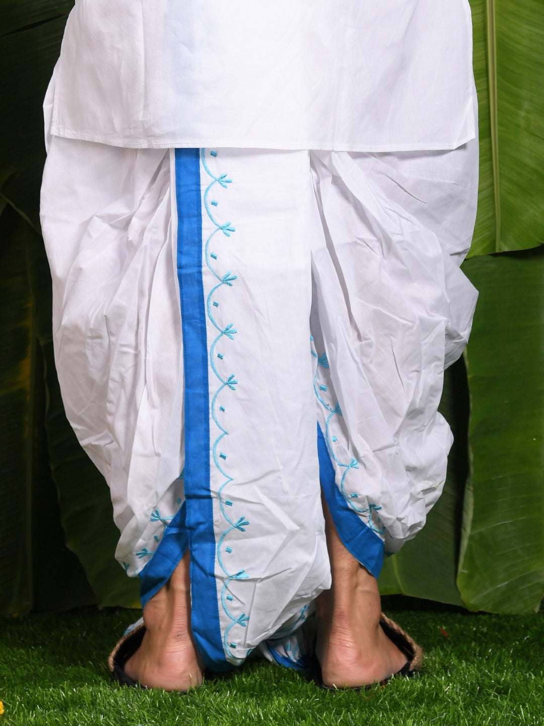 Designer Embroidery Dhoti- Ready to wear