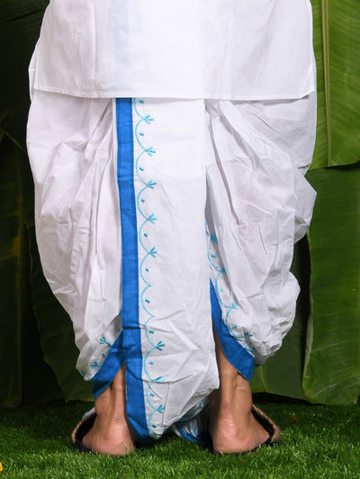 Designer Embroidery Dhoti- Ready to wear