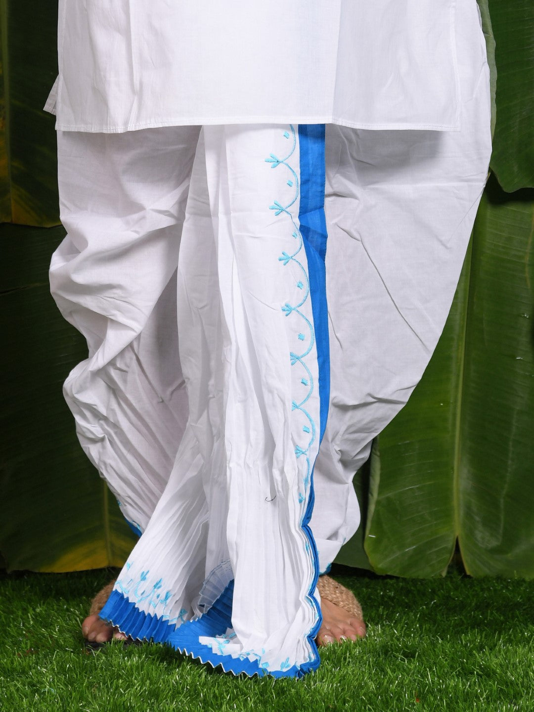 Designer Embroidery Dhoti- Ready to wear