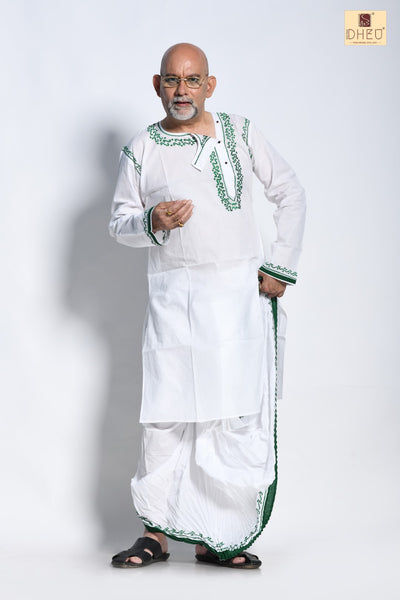Pitamaha- Dheu Designer Kurta-Dhoti(Optional)Set