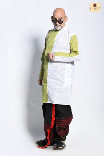 Kashti Pathar- Dheu Designer Dhoti(Optional)Kurta Set