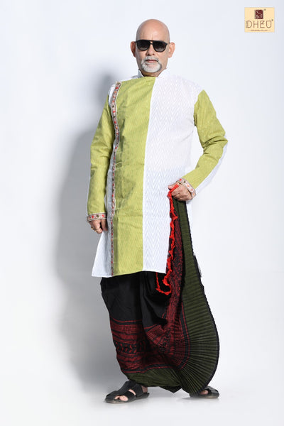 Kashti Pathar- Dheu Designer Dhoti(Optional)Kurta Set