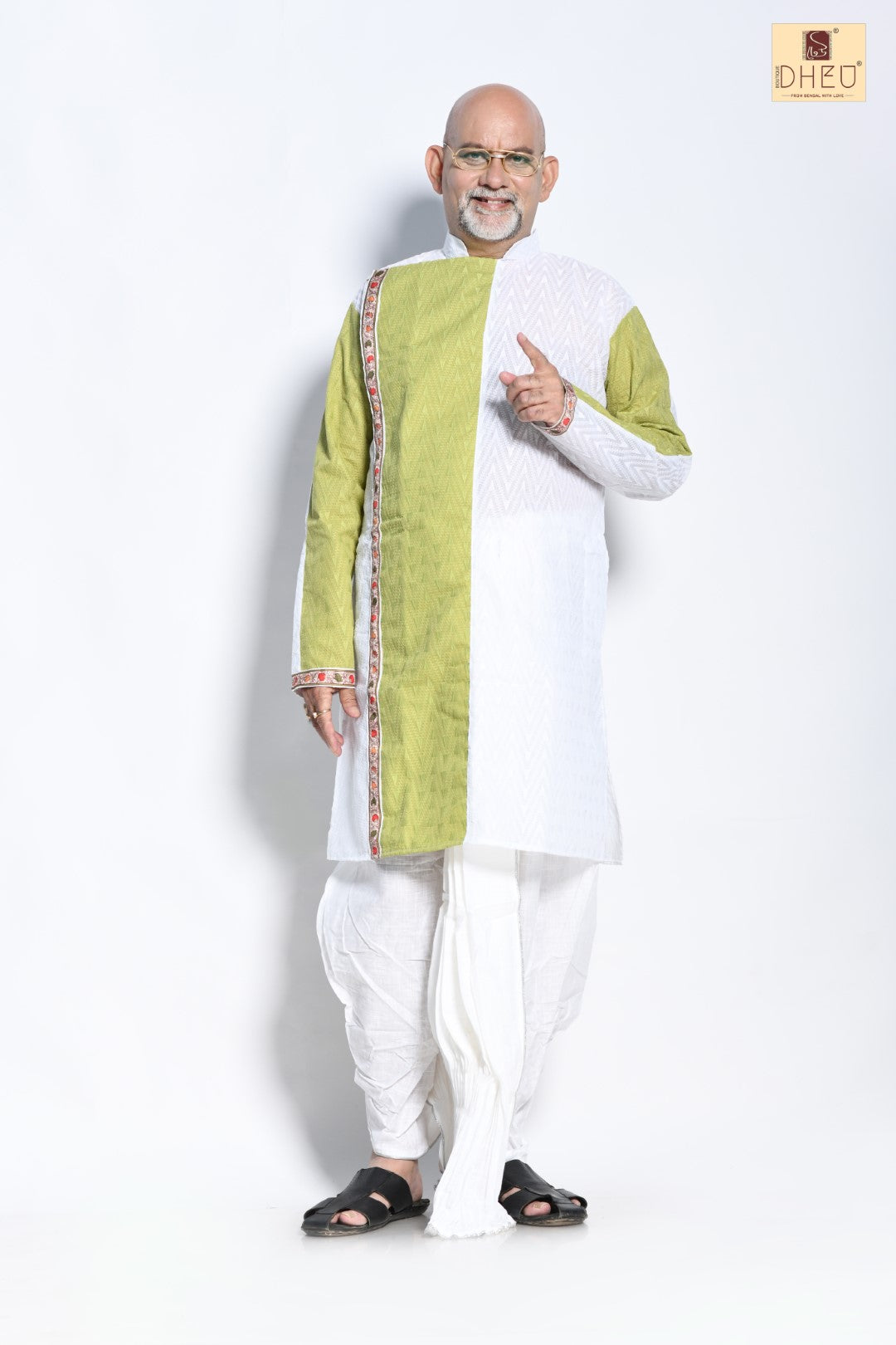 Sab Charitra Kalpanik- Dheu Designer Dhoti(Optional)Kurta Set