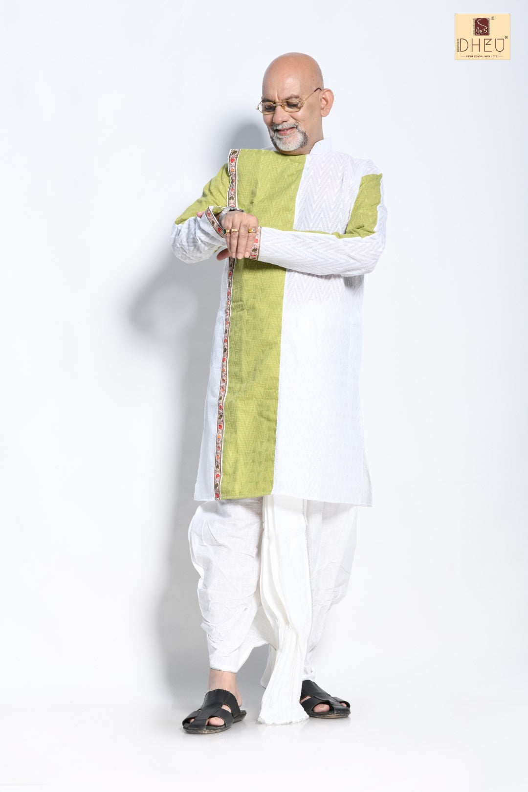 Sab Charitra Kalpanik- Dheu Designer Dhoti(Optional)Kurta Set