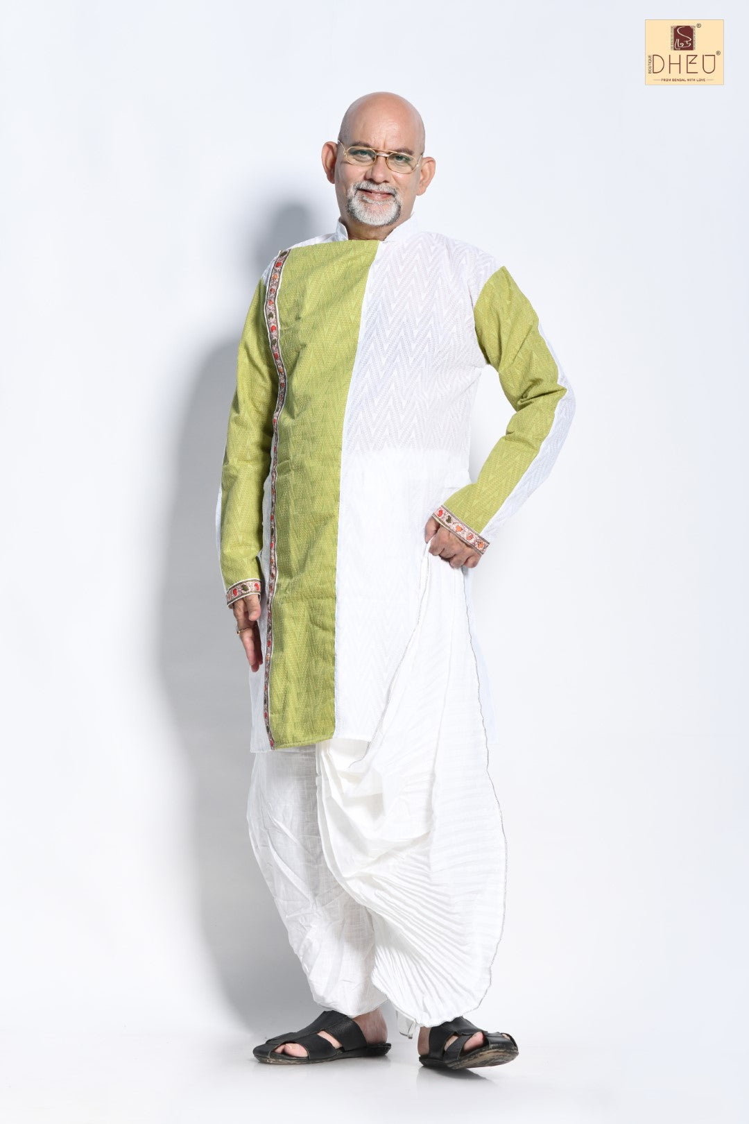 Sab Charitra Kalpanik- Dheu Designer Dhoti(Optional)Kurta Set