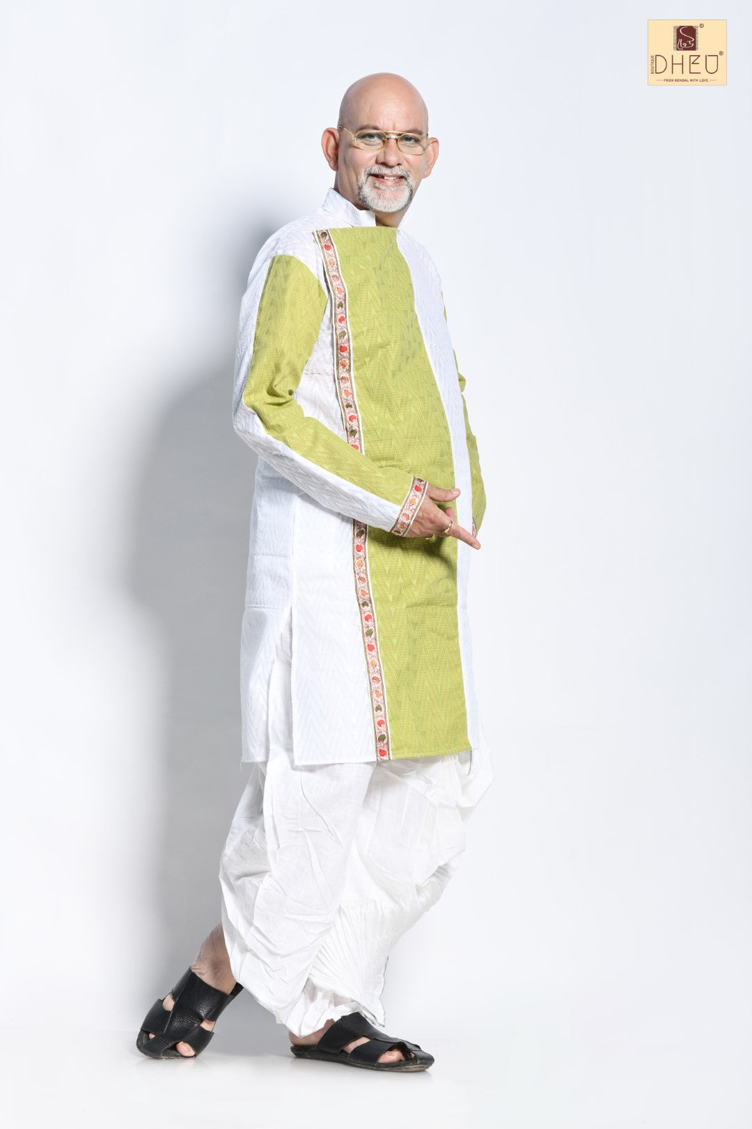 Sab Charitra Kalpanik- Dheu Designer Dhoti(Optional)Kurta Set