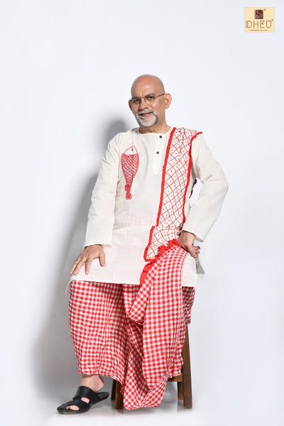 Bor Korta - Dhoti Kurta Full Set
