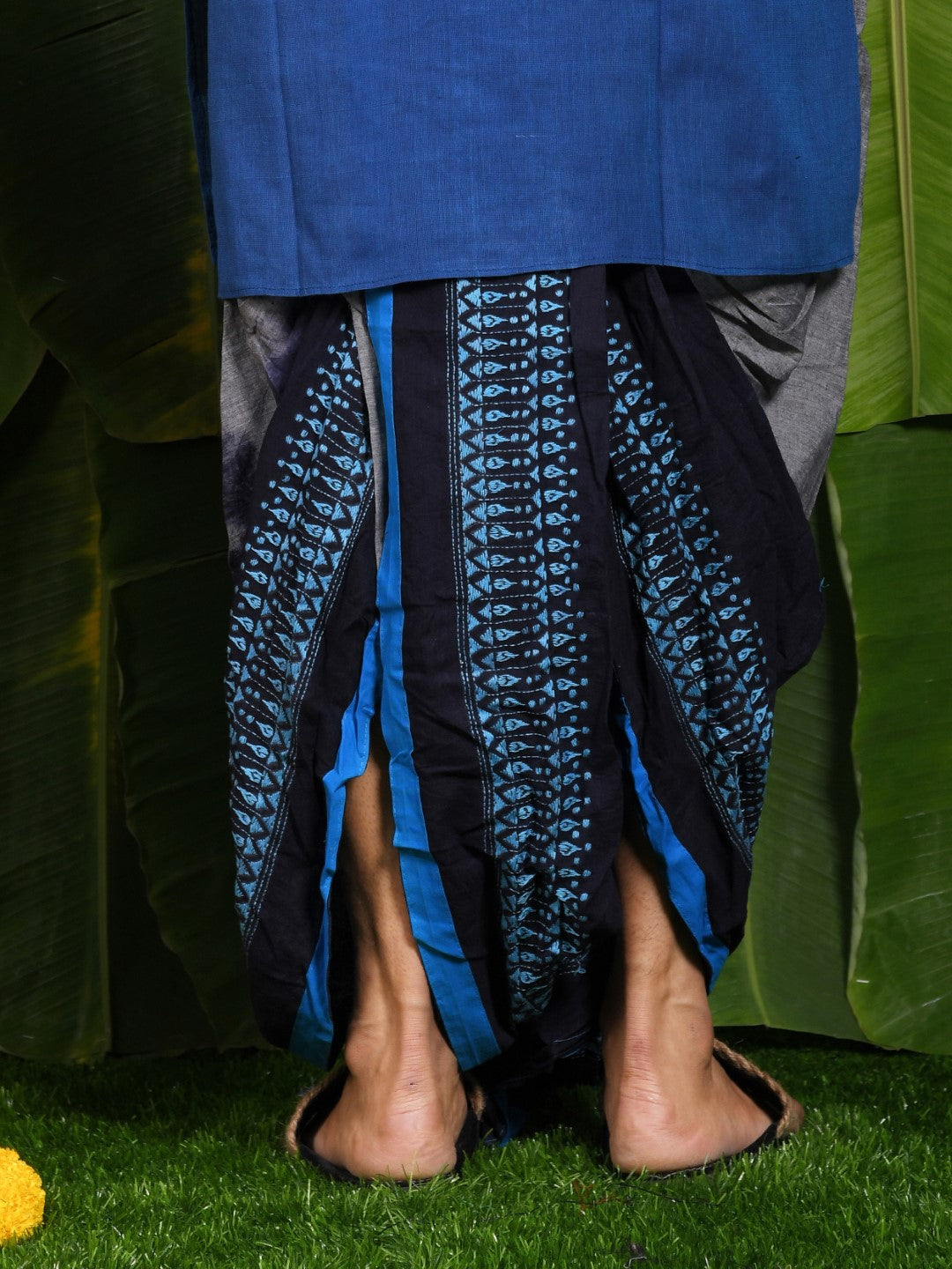 Designer Kantha Dhoti- Ready to wear