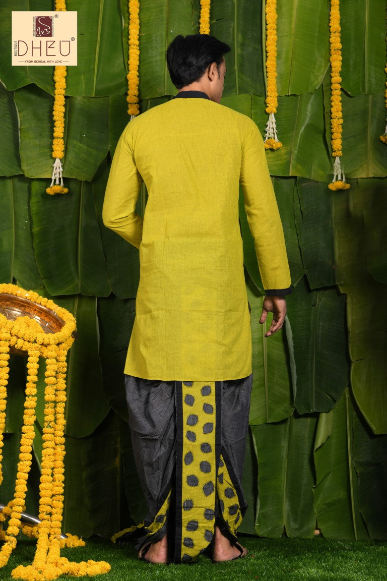 Doctor Dev- Dheu Designer Kurta-Dhoti(Optional)Set