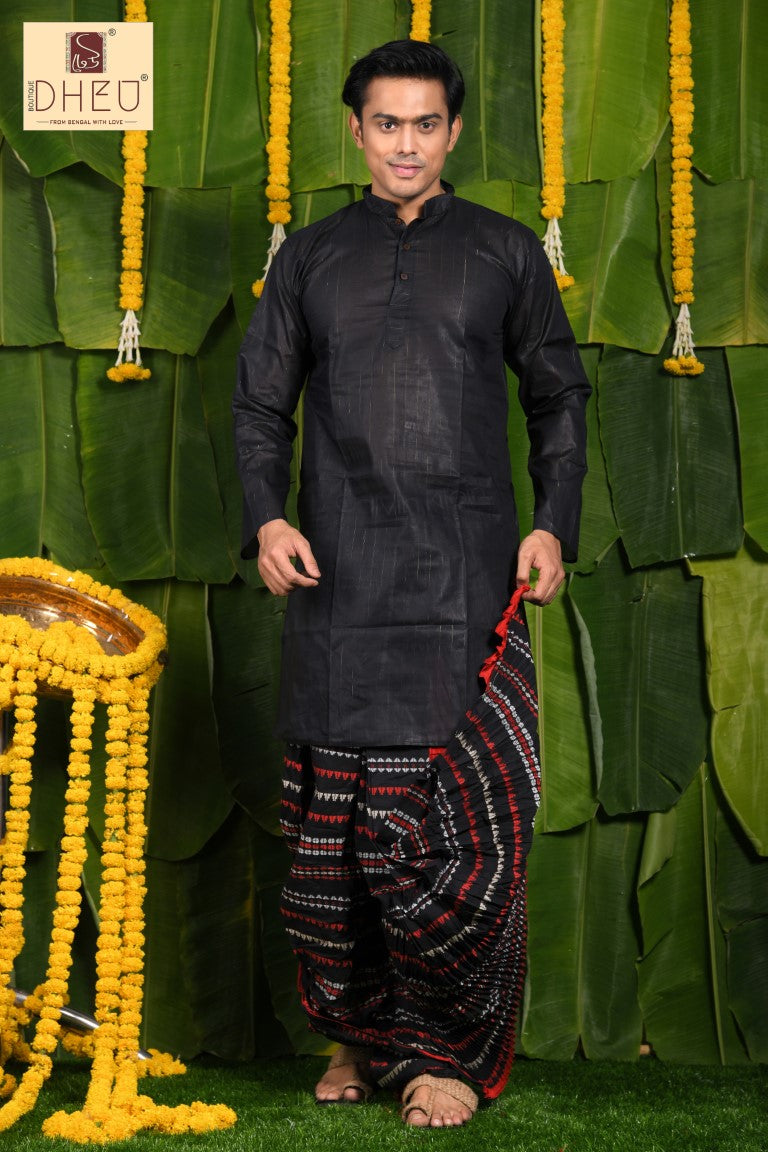 Indrajal - Dheu Designer Dhoti(Optional)Kurta Set