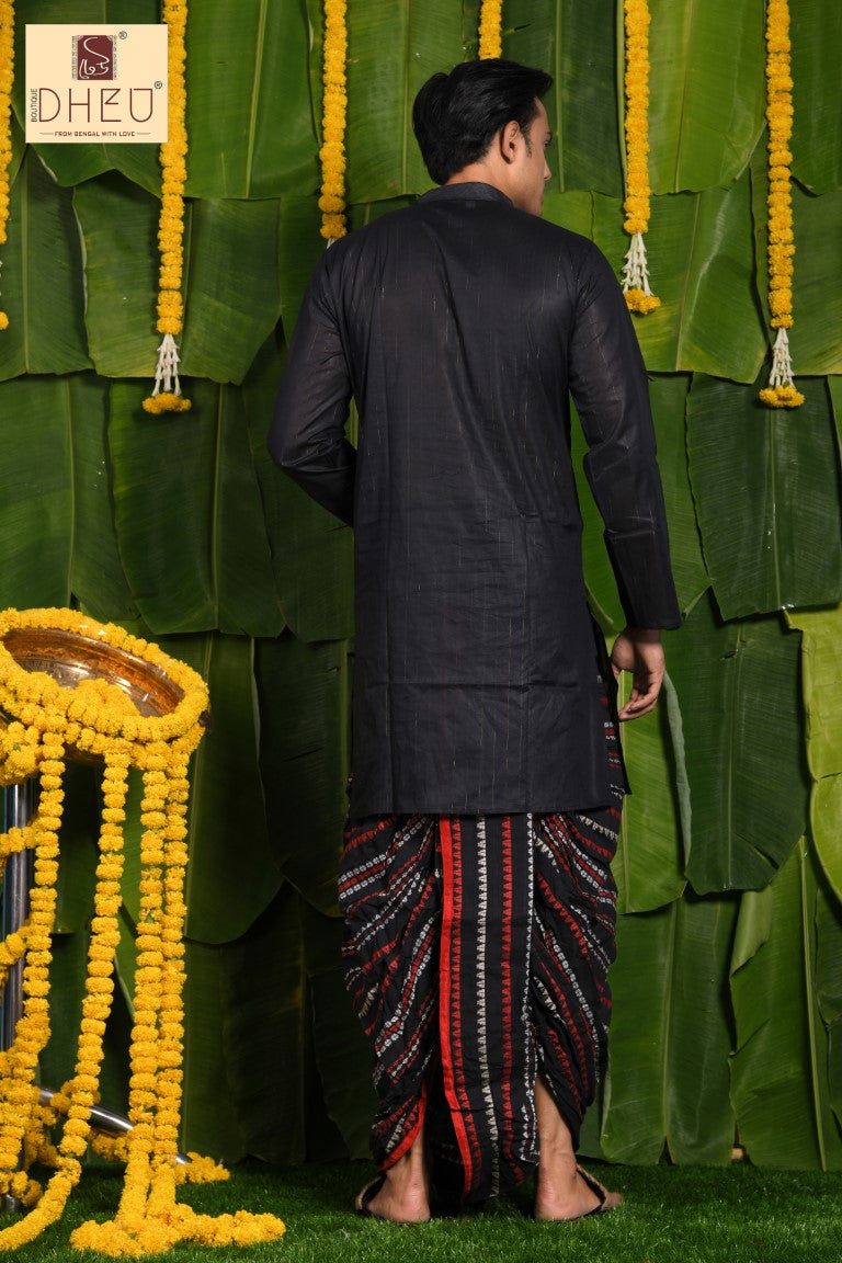 Indrajal - Dheu Designer Dhoti(Optional)Kurta Set