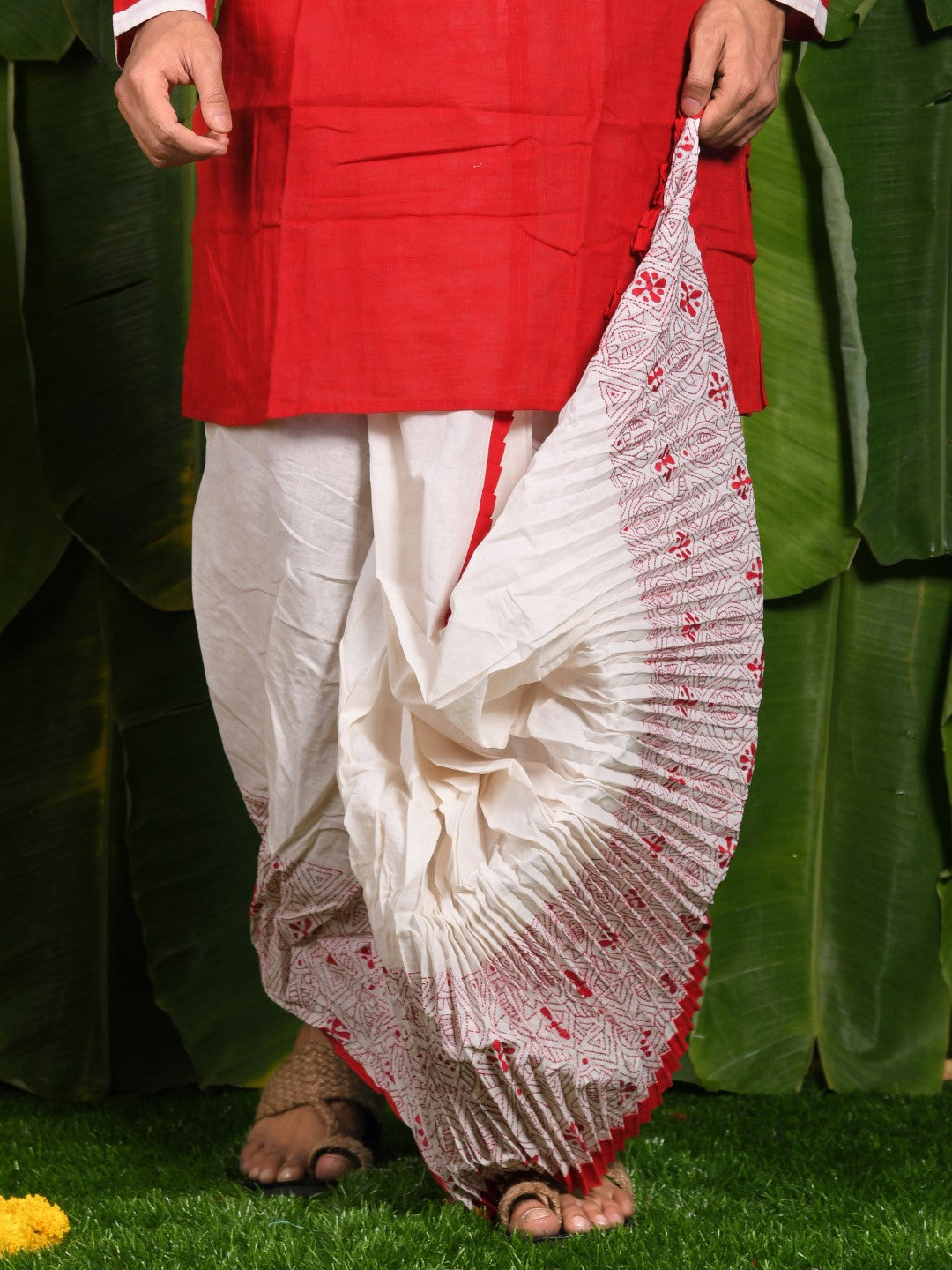 Designer Kantha Dhoti- Ready to wear