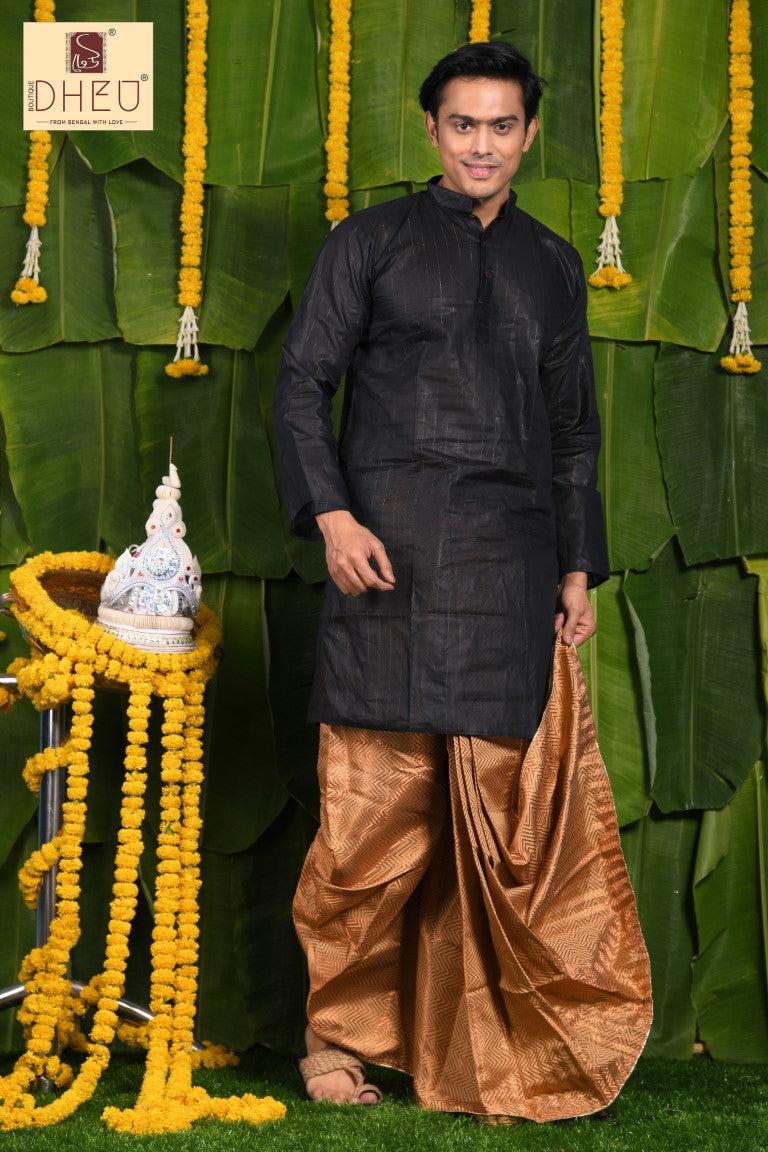 Ajatosotru - Dheu Designer Dhoti(Optional)Kurta Set