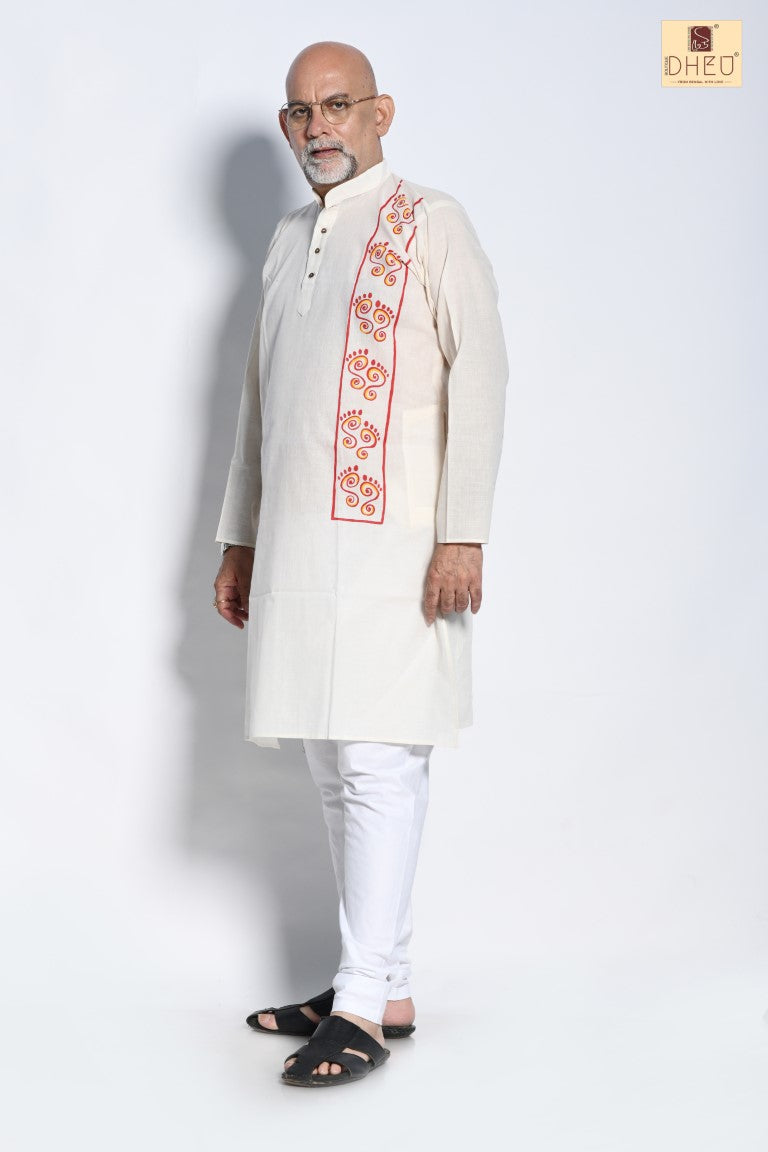 Hate Khori- Dheu Cotton Kurta