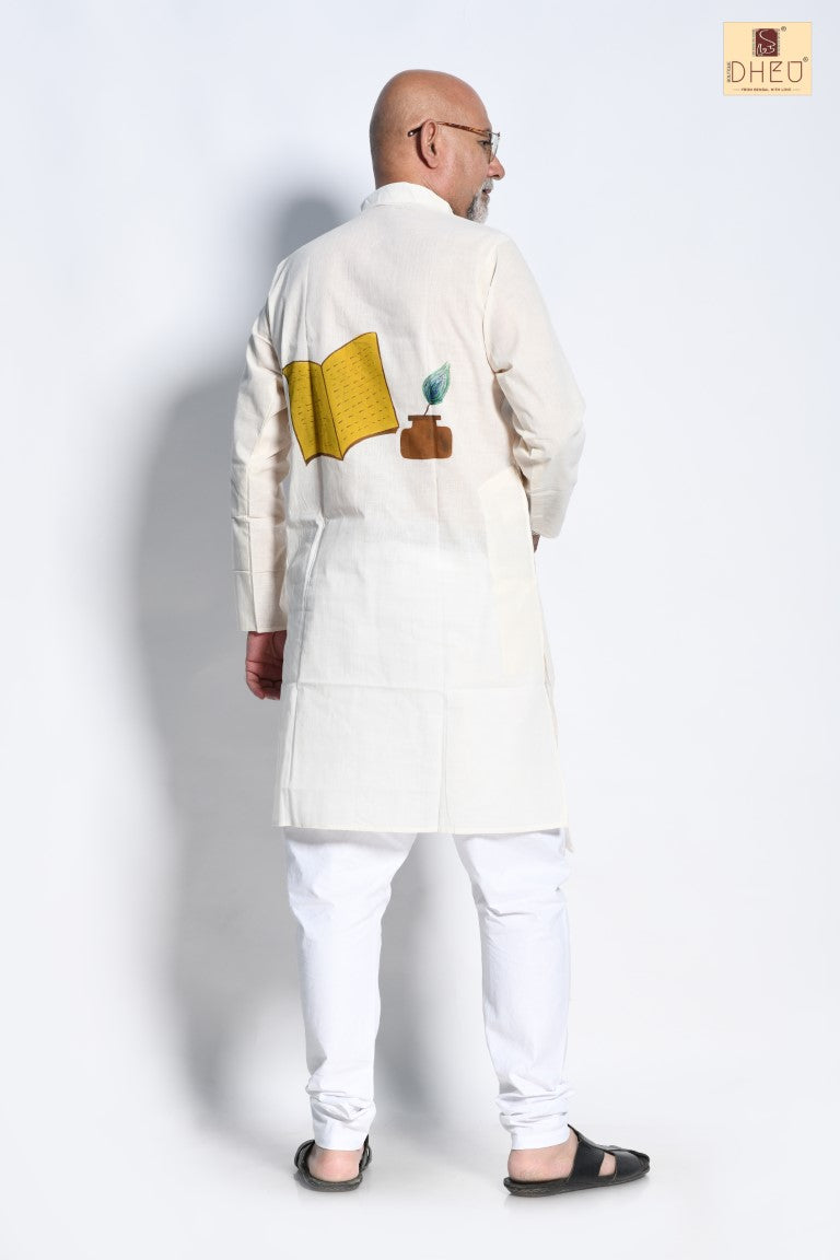 Hate Khori- Dheu Cotton Kurta