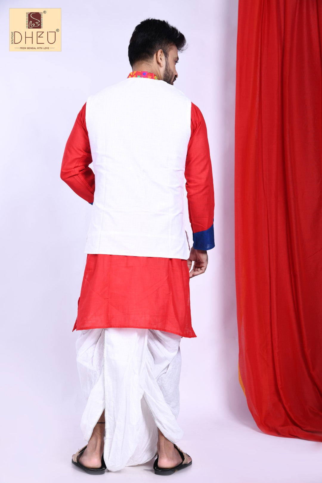 Borunbabur Bondhu - Dheu Designer Dhoti(Optional)Kurta Set