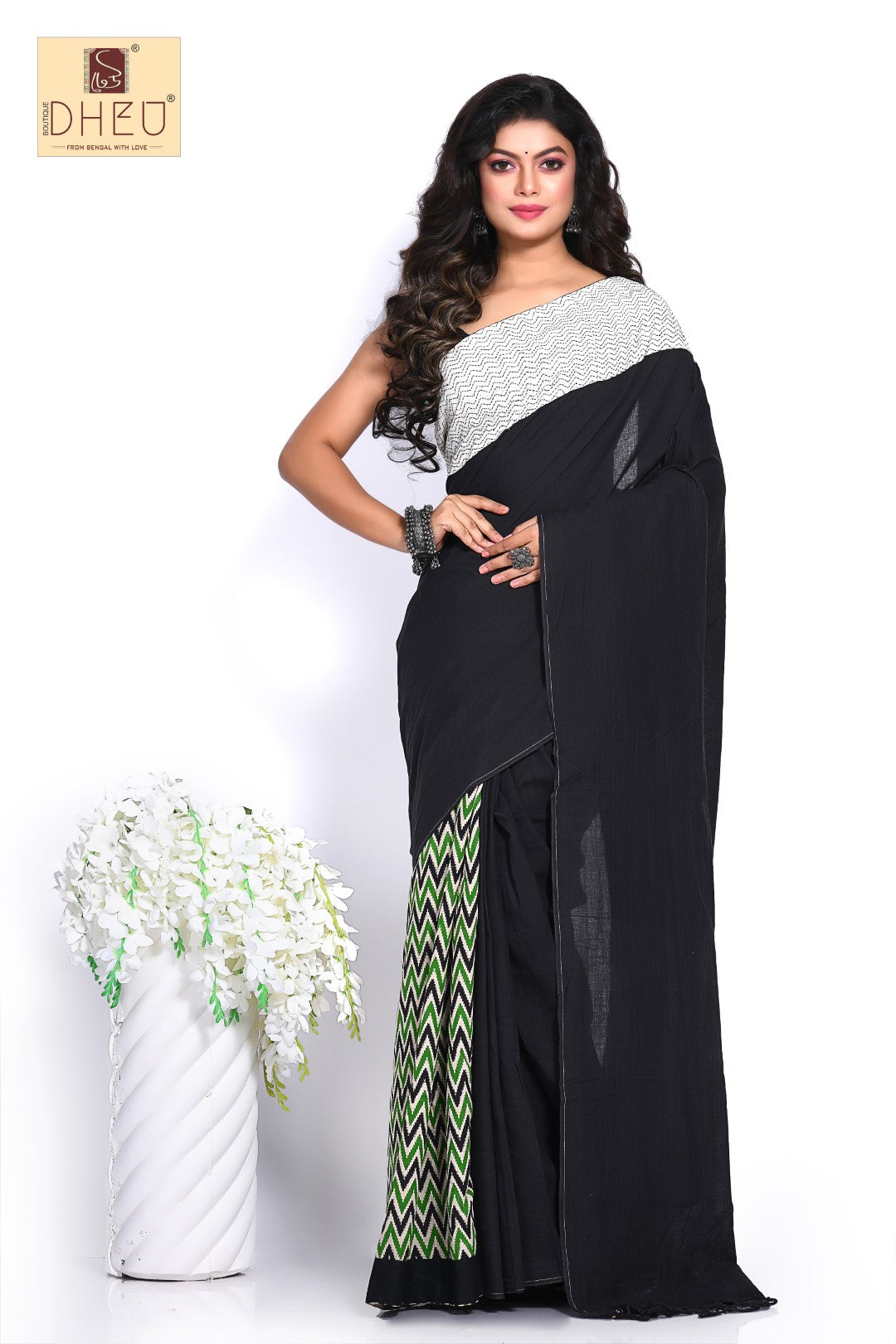 Dheu Exclusive- Fusion Saree