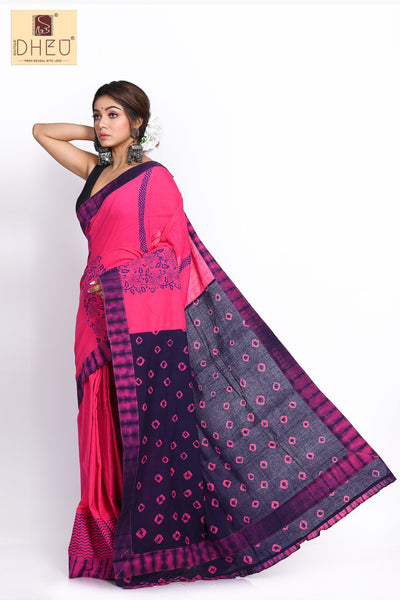 Dheu Exclusive- Fusion Saree