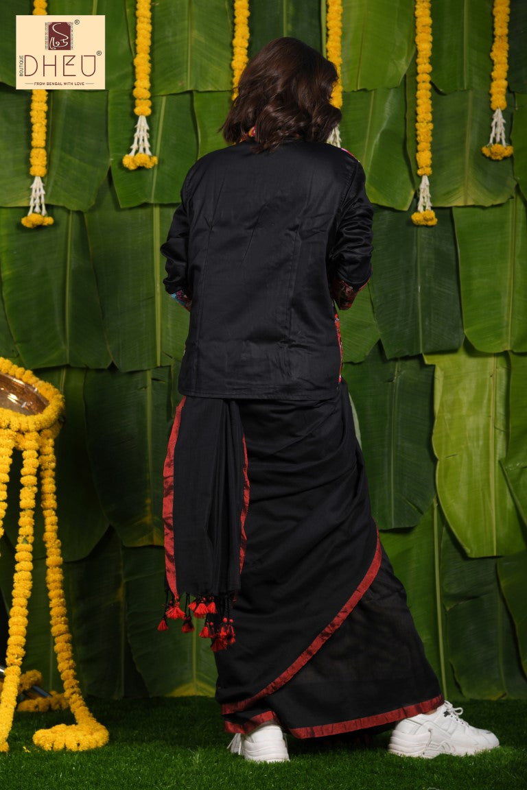 Miranda -Dheu Designer saree with Jacket