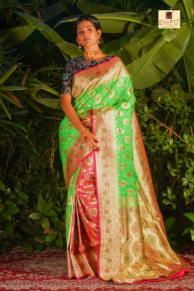 Minakari Pure Benarasi Saree