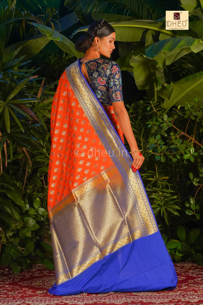 Konoklata - Designer Zardausi Benarasi Saree