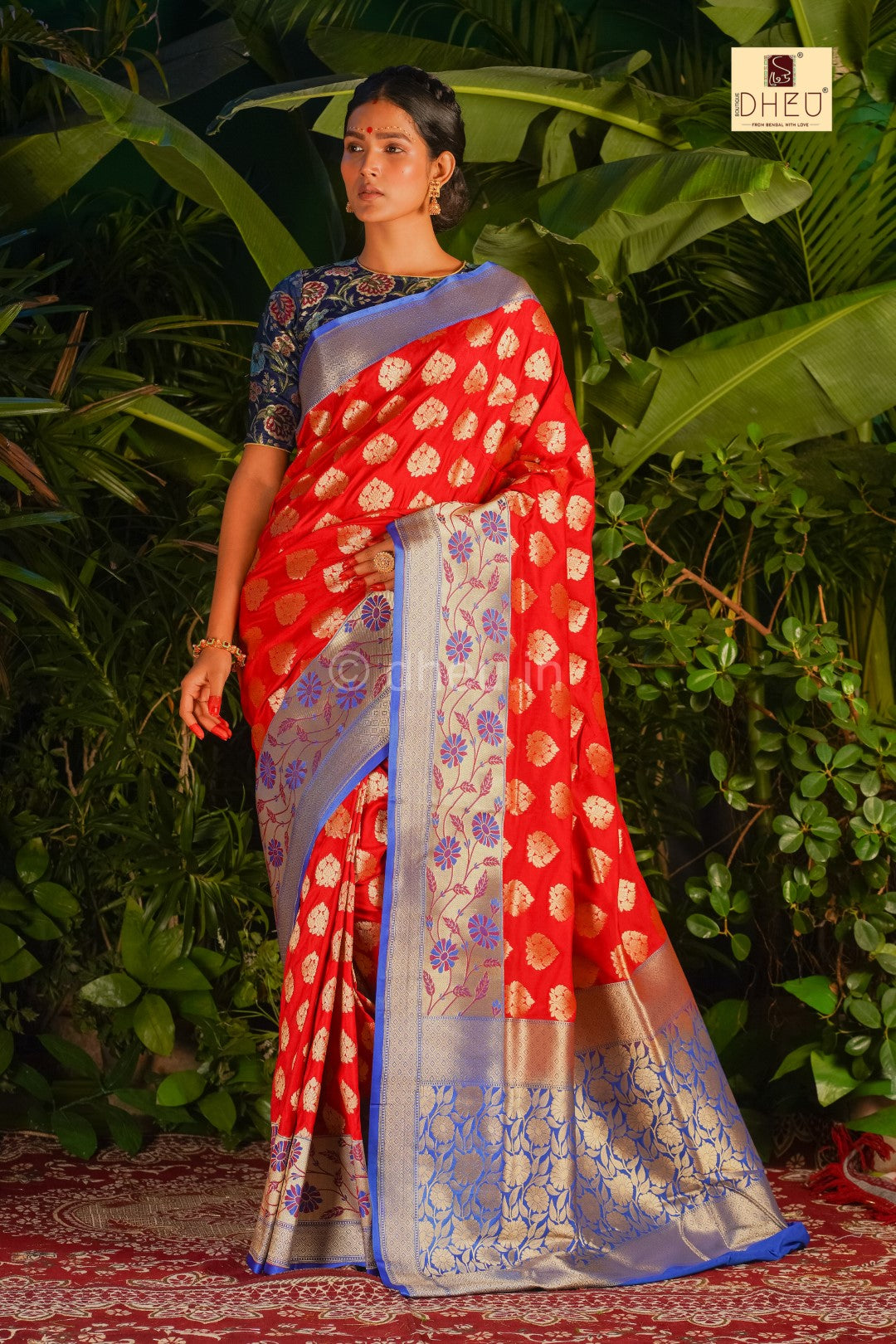 Minakari Pure Benarasi Saree