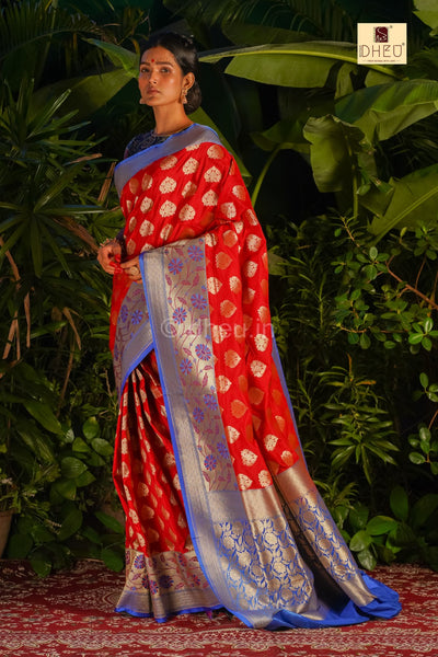 Minakari Pure Benarasi Saree