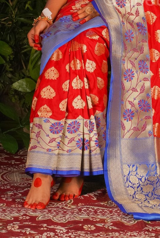 Minakari Pure Benarasi Saree