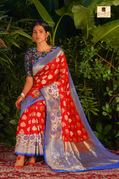 Minakari Pure Benarasi Saree