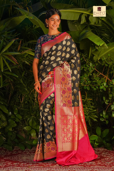 Minakari Pure Benarasi Saree