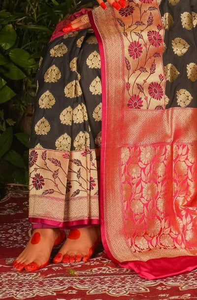 Minakari Pure Benarasi Saree