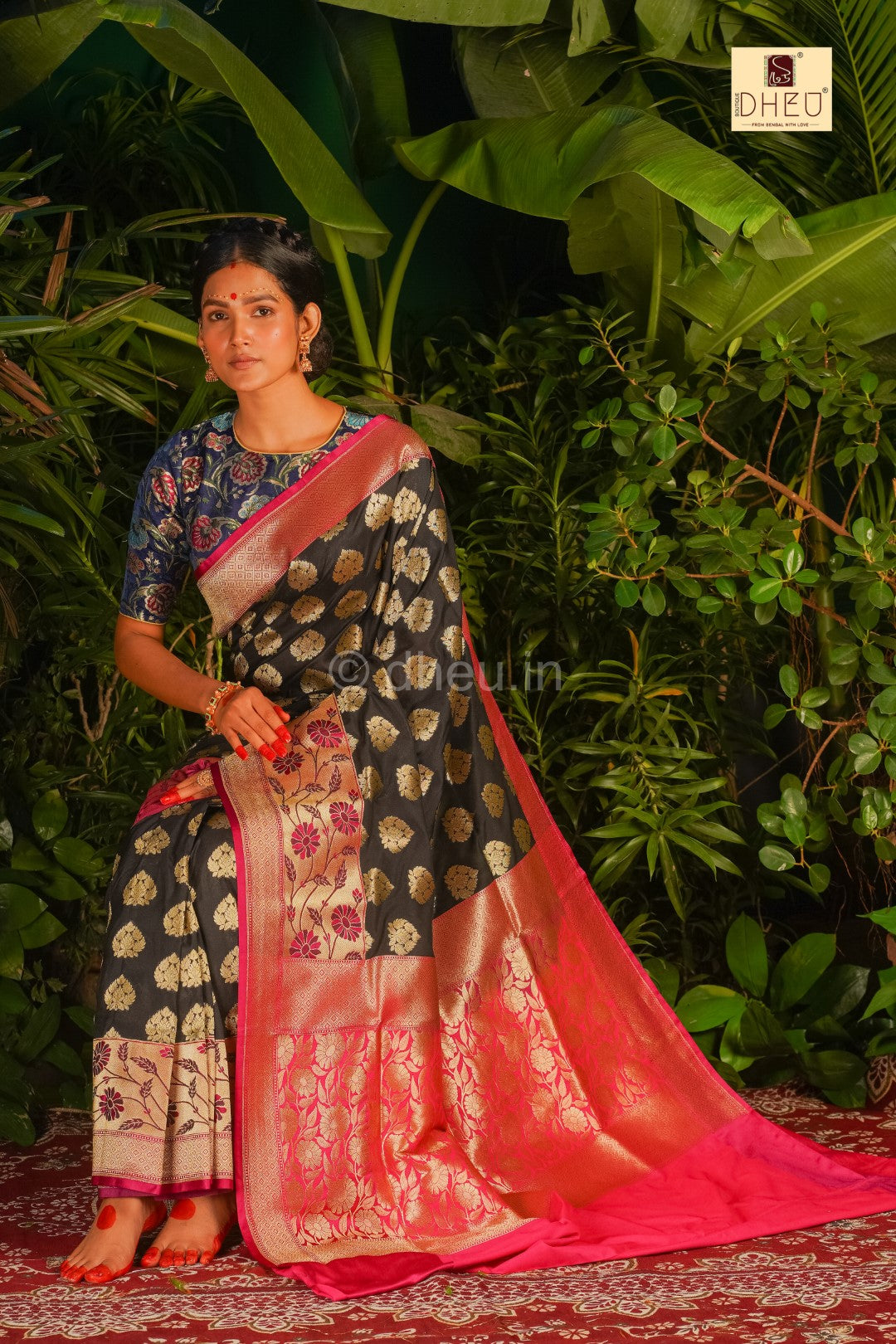 Minakari Pure Benarasi Saree