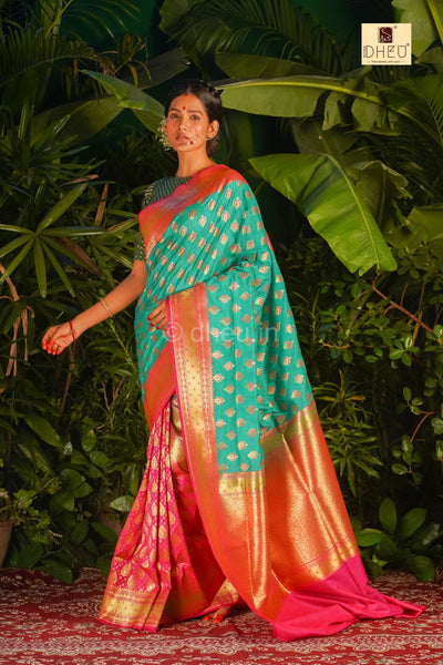 Biyer Saaj - Designer Zardausi Benarasi Saree
