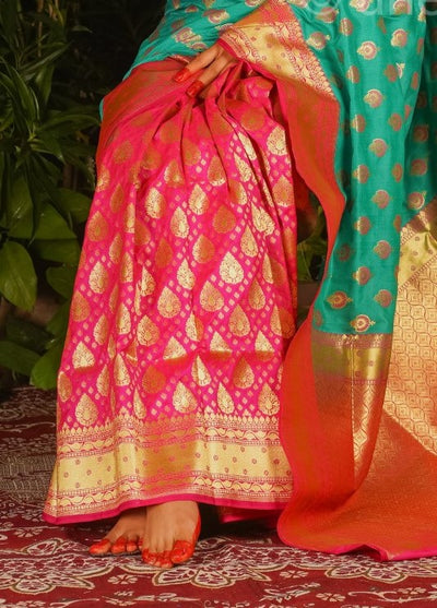 Biyer Saaj - Designer Zardausi Benarasi Saree