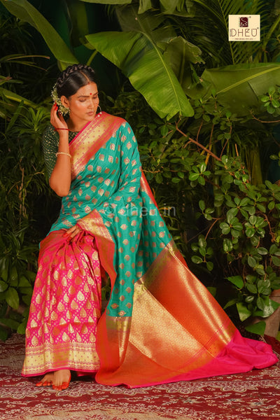 Biyer Saaj - Designer Zardausi Benarasi Saree