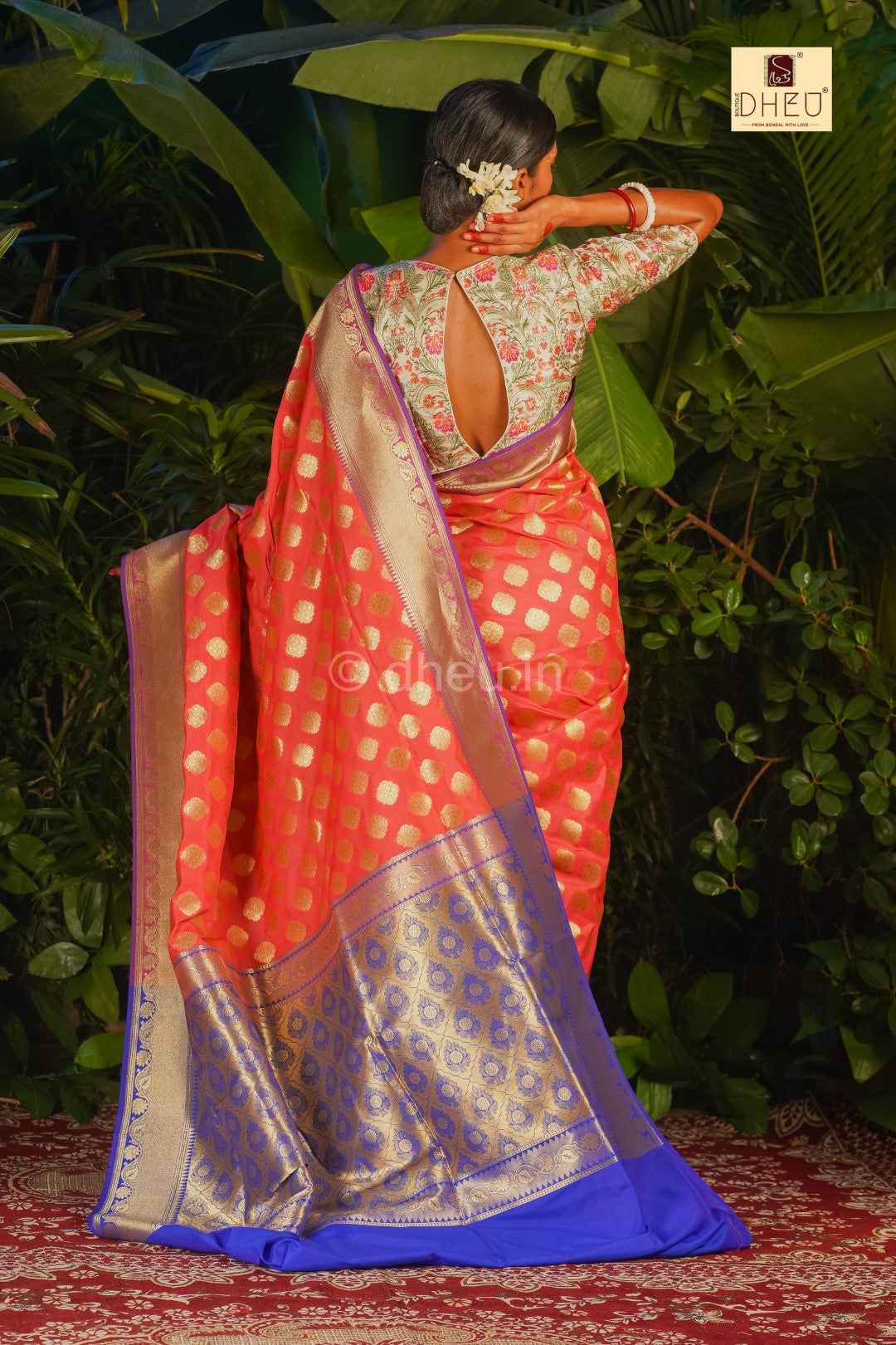 DilBar- Designer Zardausi Benarasi Saree