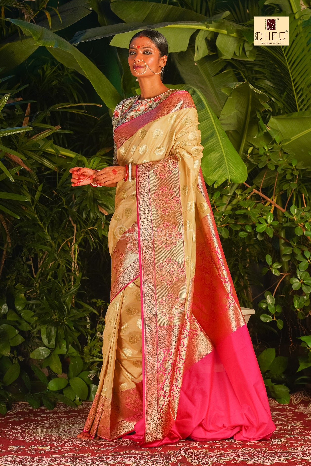 Designer Zardausi Benarasi Saree