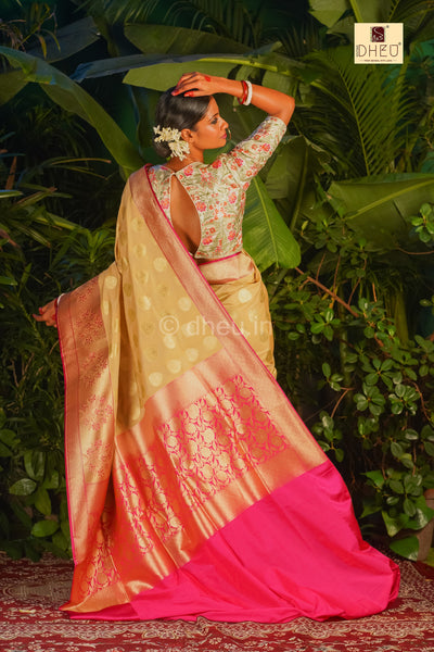 Designer Zardausi Benarasi Saree