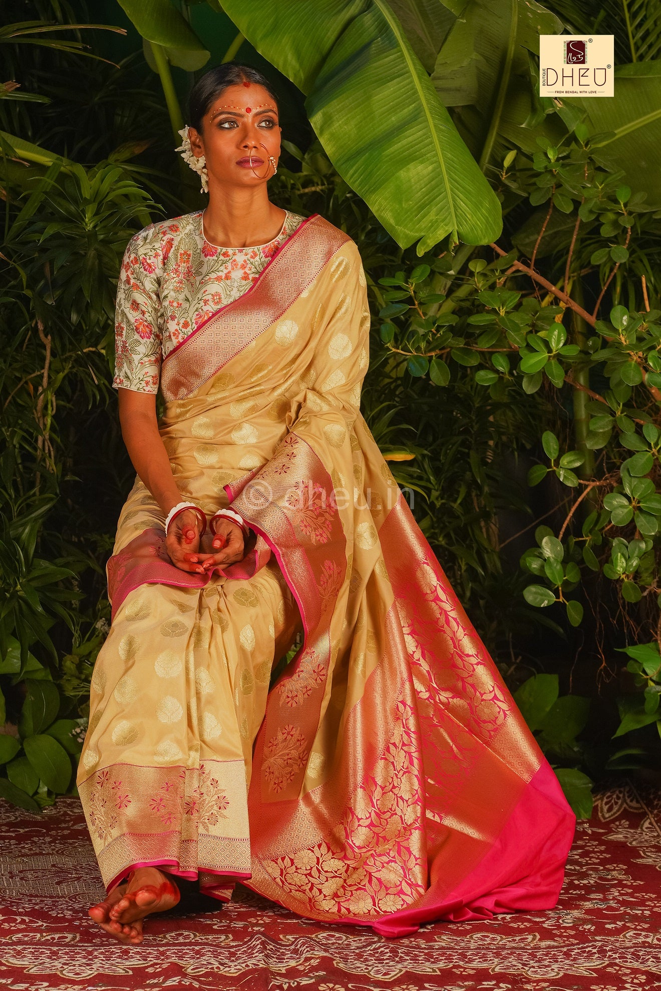 Designer Zardausi Benarasi Saree
