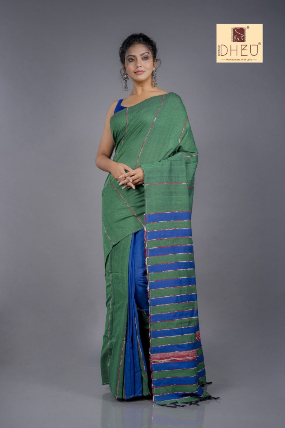 Biyer Phool- Handloom Saree-Kurta Couple Set