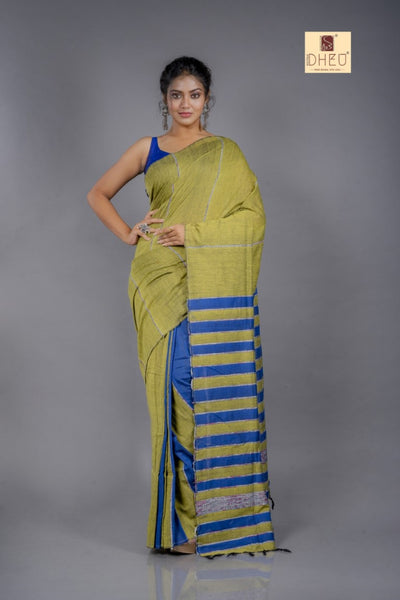 Family Man- Handloom Saree-Kurta Couple Set