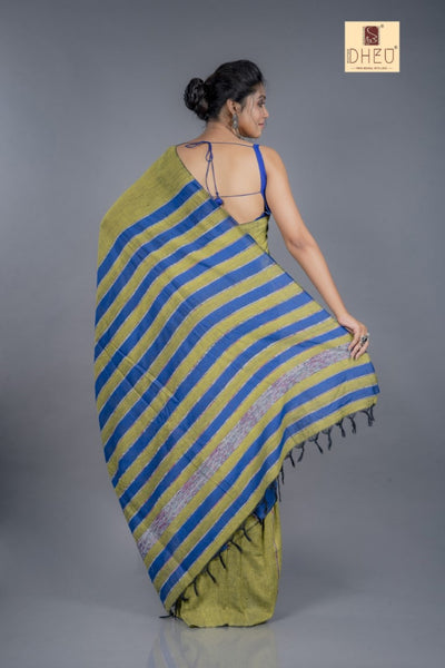Family Man- Handloom Saree-Kurta Couple Set