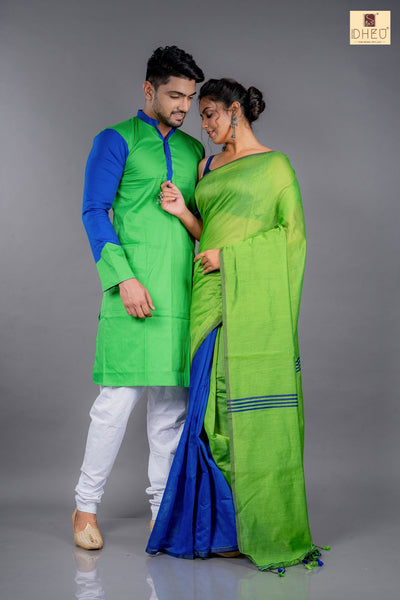 Khoya Khoya Chand- Saree-Kurta Couple Set