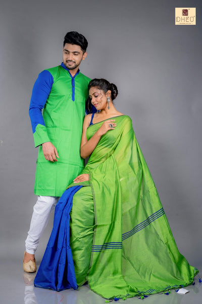 Khoya Khoya Chand- Saree-Kurta Couple Set