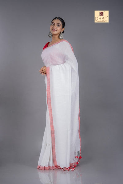 Dudhe Alta- Kurta-Saree Couple Set