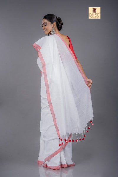 Dudhe Alta- Kurta-Saree Couple Set