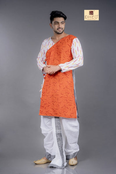 Baba Jibon- Dheu Designer Kurta Dhoti(Optional) Set
